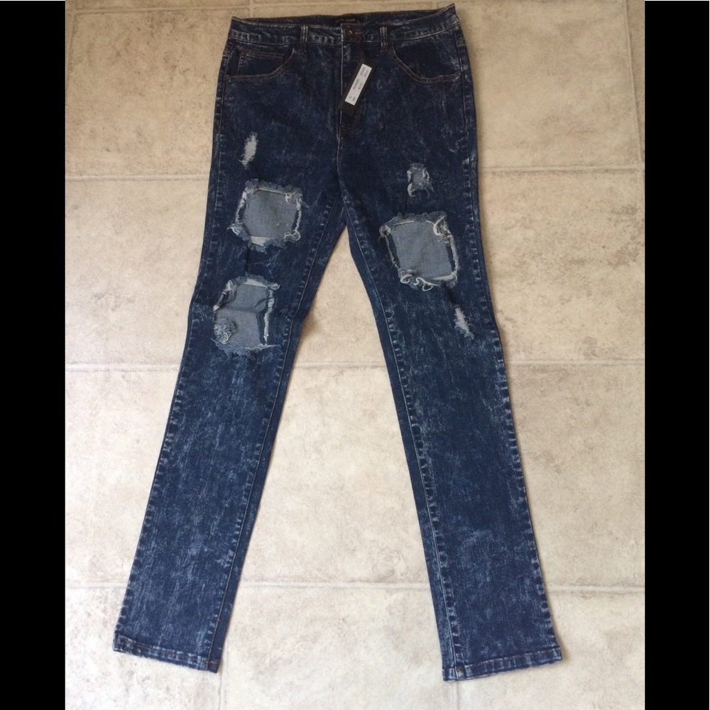 JC JQ premium jeans acid wash high waist jeans 15